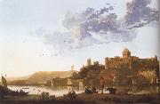 Aelbert Cuyp View of the Valkhof at Nijmegen oil painting on canvas